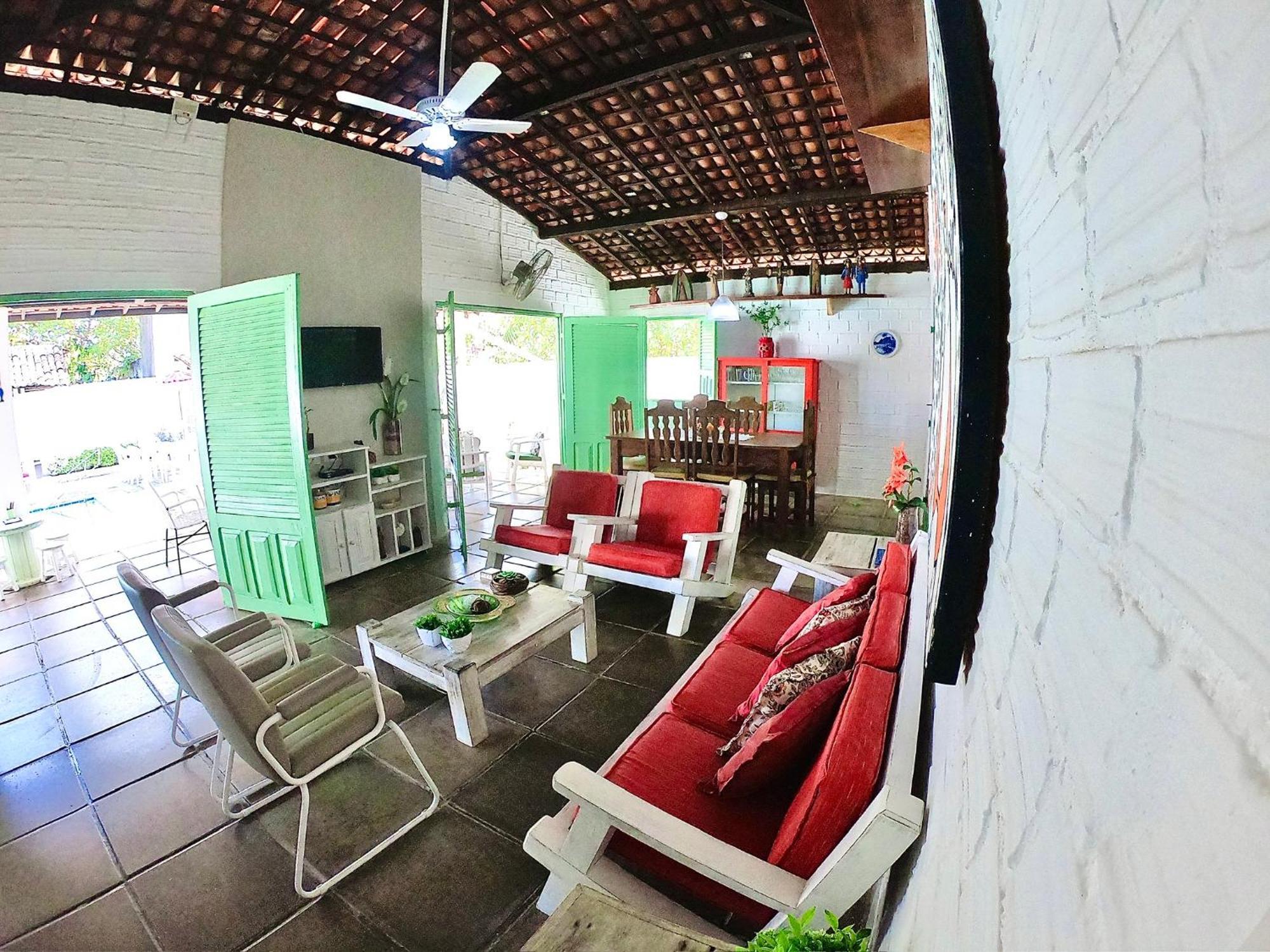 Casa mobiliada com piscina para família Sirinhaém Exterior foto