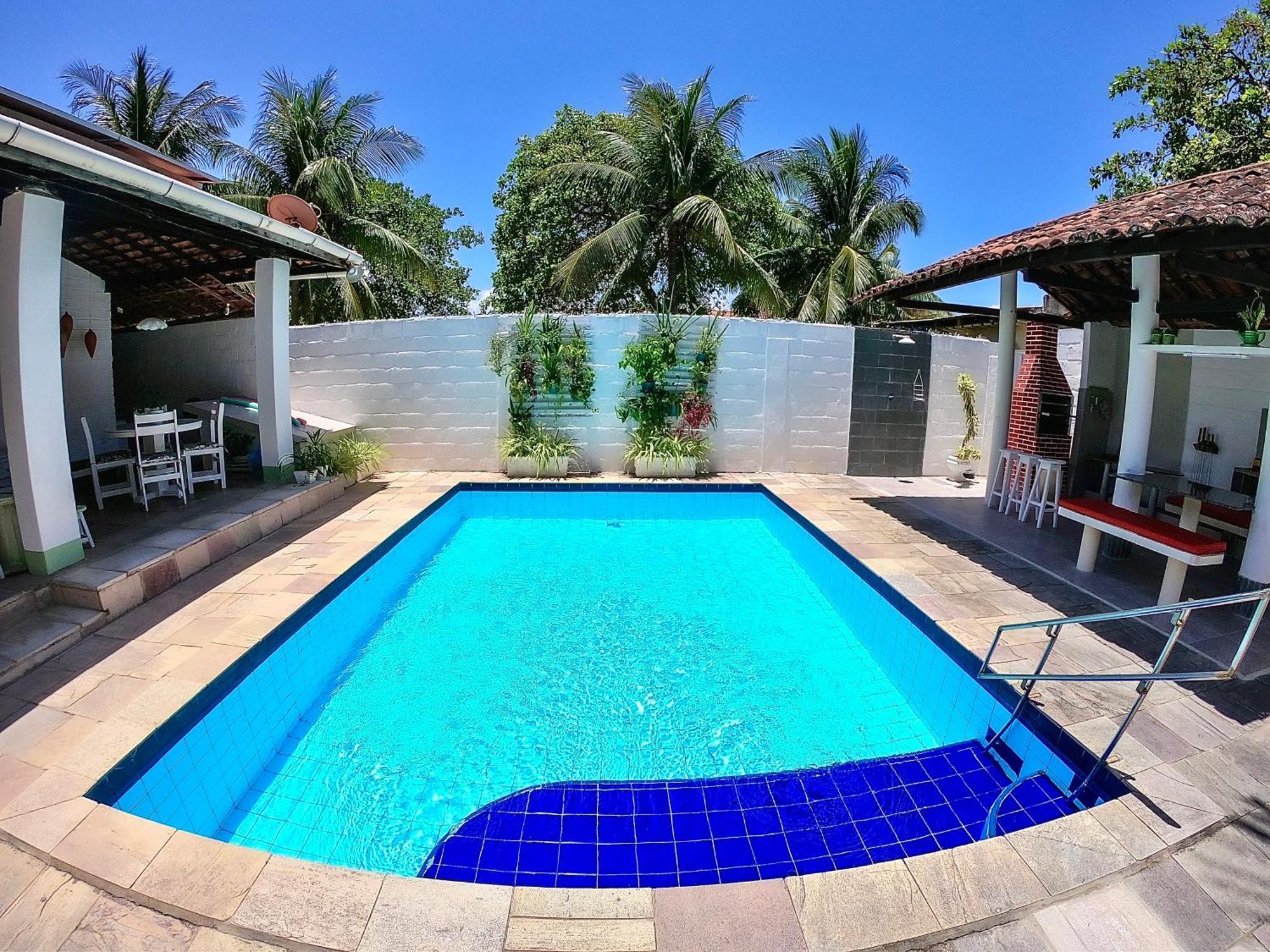 Casa mobiliada com piscina para família Sirinhaém Exterior foto